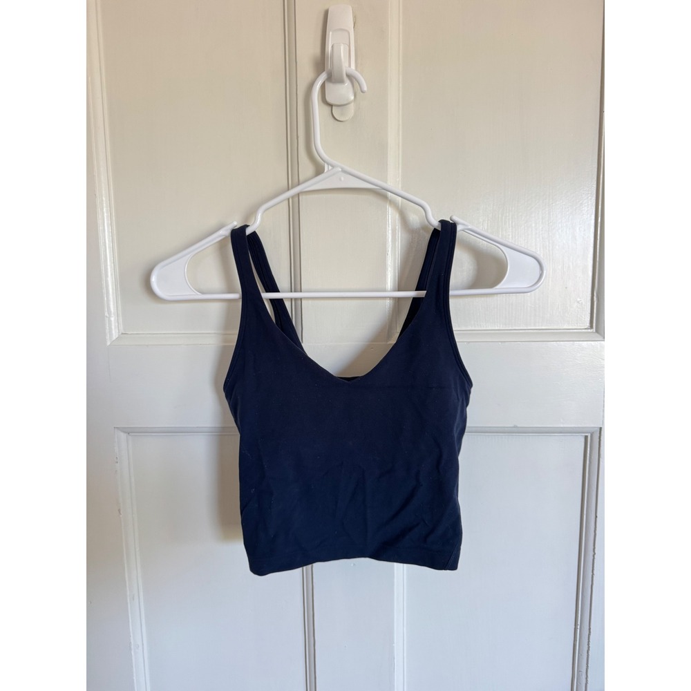 Lululemon Navy Align Tank Top
Light Support, A/B Cup size 0